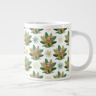 Taza De Café Gigante Modelo tropical de la pereza