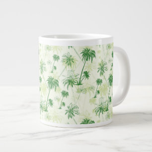 Taza De Café Gigante Modelo verde de la palmera