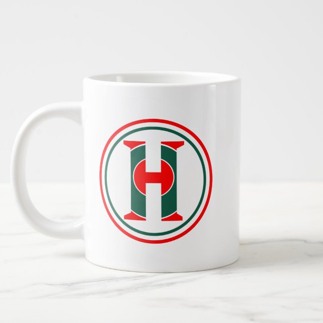 Taza De Café Gigante Modern H Letter Logo  (Izquierda)