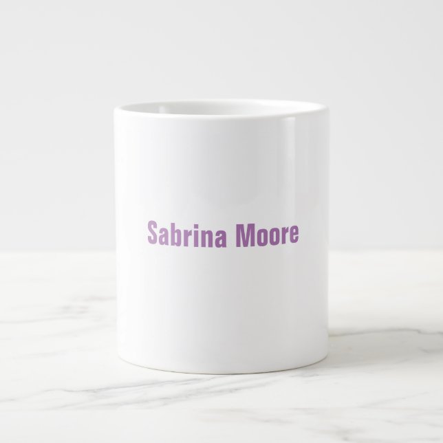 Taza De Café Gigante Moderno profesional Minimalista (Frente)