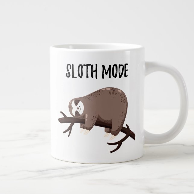 Taza De Café Gigante Modo de la pereza (Derecha)