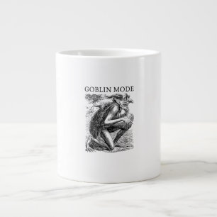 Taza De Café Gigante Modo Duende Goblincore Estética Vintage Divertido 