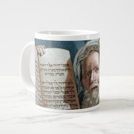 Taza De Café Gigante Moisés y los diez mandamientos