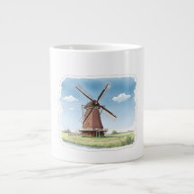 Molino de Viento Tranquilo en los Campos – Suave L