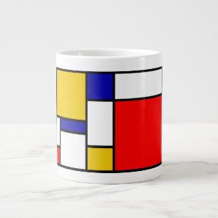 Taza De Café Gigante Mondrian 2