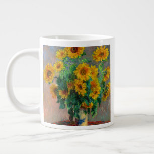 Taza De Café Gigante Monet Sunflowers