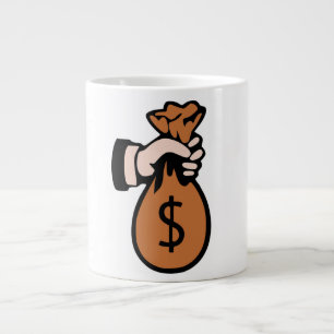 TAZA DE CAFÉ GIGANTE MONEYBAGS