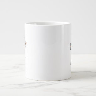 Taza De Café Gigante Mono colgando alrededor