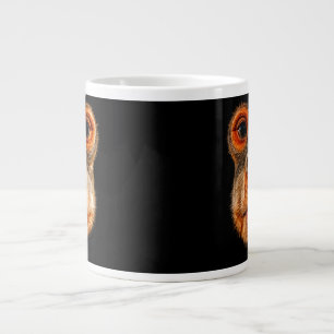 Taza De Café Gigante Mono Pensativo Meme