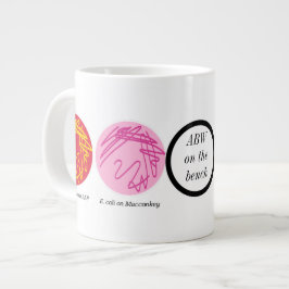 Taza De Café Gigante Monograma Mug Para El Lector De Microbancos