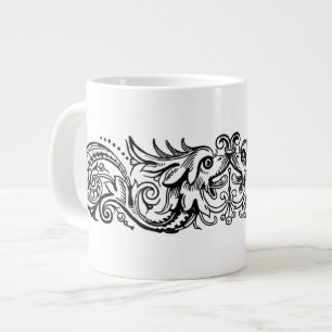 Taza De Café Gigante Monstruo amarrado Jumbo Mug