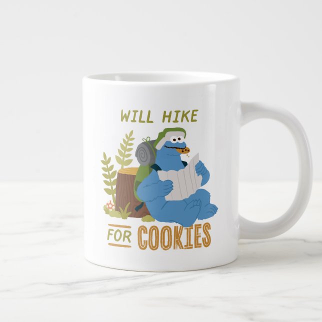 Taza De Café Gigante Monstruo de las Galletas | Caminaré por Galletas (Derecha)