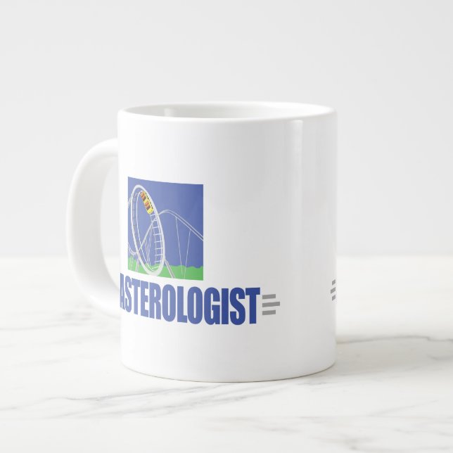 Taza De Café Gigante Monstruo divertido (Izquierda)