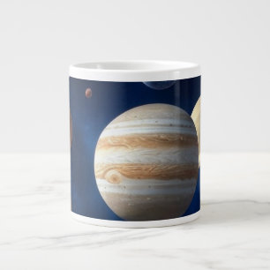 Taza De Café Gigante Montaje del sistema solar