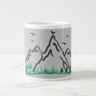 Taza De Café Gigante Montañas