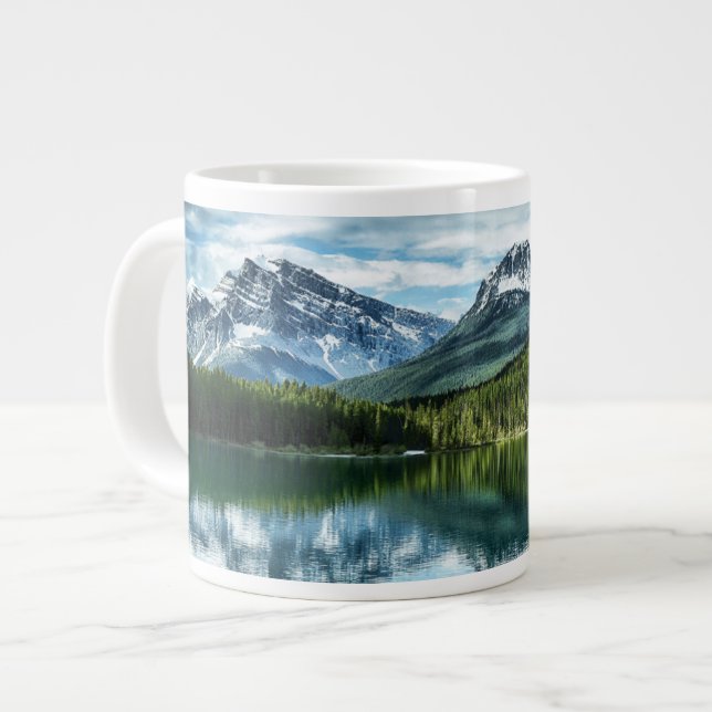 Taza De Café Gigante Montañas | Canadian Rockies, Alberta Canadá (Izquierda)