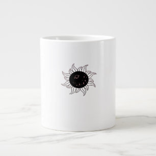 Taza De Café Gigante Montañas Espaciales Sunsigoth Y Sunset
