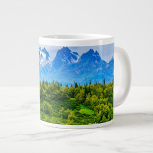 Taza De Café Gigante Montañas majestuosas de Alaska