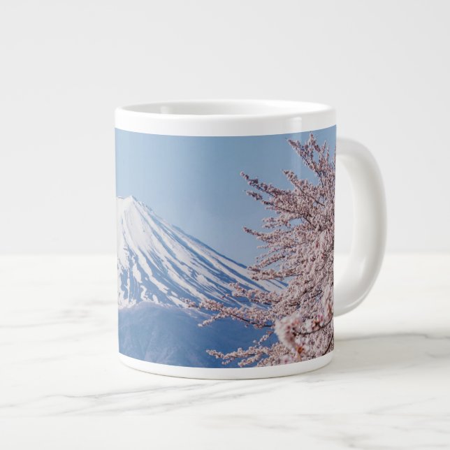 Taza De Café Gigante Montañas | Monte Fuji Tokio, Japón (Derecha)