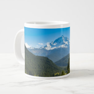 Taza De Café Gigante Montañas   Monte Hood Oregon