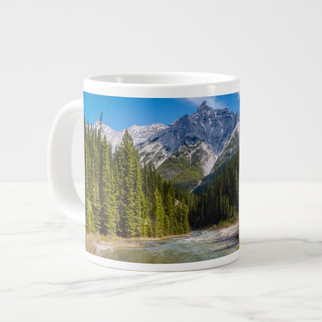 Taza De Café Gigante Montañas | Parque nacional Banff, Rockies Canadien (Izquierda)