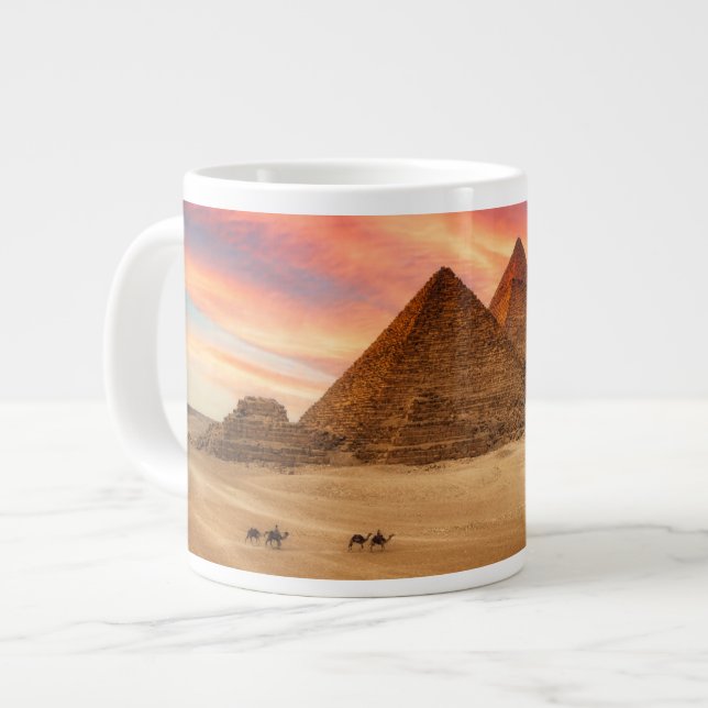 Taza De Café Gigante Monumentos | Las grandes pirámides (Izquierda)