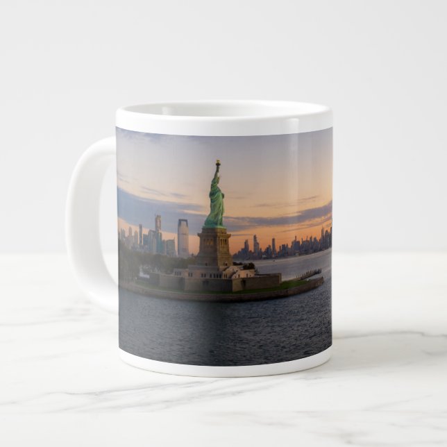 Taza De Café Gigante Monuments | Statue of Liberty NYC (Izquierda)