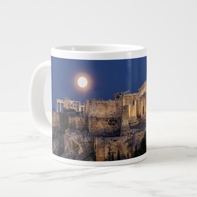 Taza De Café Gigante Monuments | The Parthenon Athens, Greece (Izquierda)