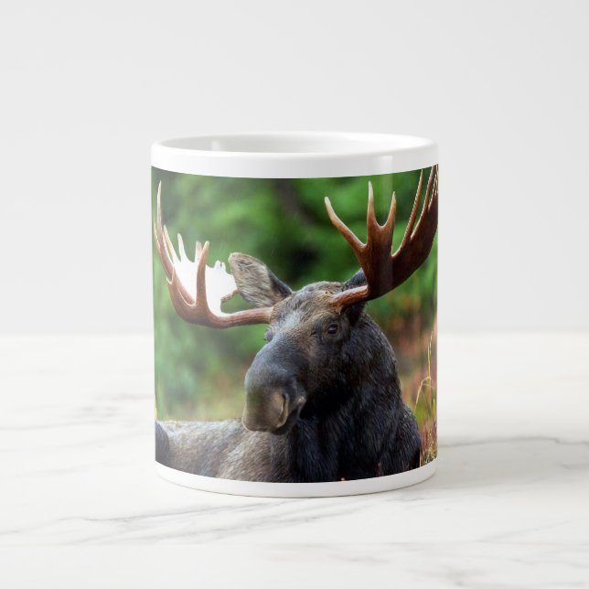 Taza De Café Gigante Moose (Frente)