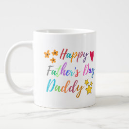 Taza De Café Gigante Mostrar tu amor feliz papá del día del padre