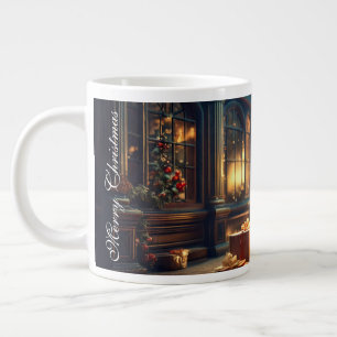 Taza De Café Gigante Motif de Navidad con regalos bajo el árbol de Navi