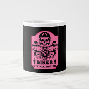 Taza De Café Gigante Motociclista Grandma
