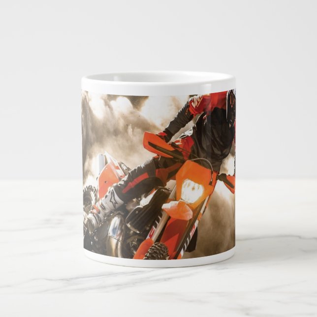 Taza De Café Gigante Motocross Rider (Frente)