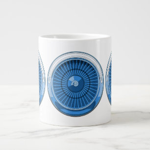 Taza De Café Gigante Motor a chorro