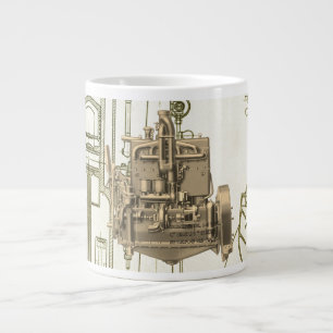 Taza De Café Gigante Motor Wisconsin Milwaukee Motor de gas K5