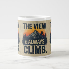 Taza De Café Gigante Mountain Quote Adventure Typography Mug