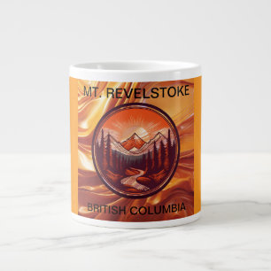 Taza De Café Gigante Mt. Revelstoke Columbia Británica