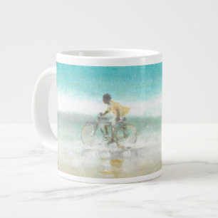 Taza De Café Gigante Muchacho en la bicicleta 3