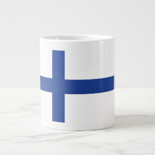 Taza De Café Gigante Muertes de personalizado de bandera finlandesa