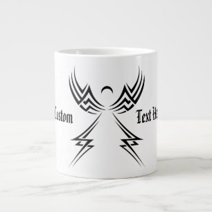Taza De Café Gigante Muertes del personalizado Tribal Angel