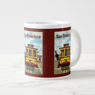 Taza De Café Gigante Muertes del Poster de Viajes de San Francisco