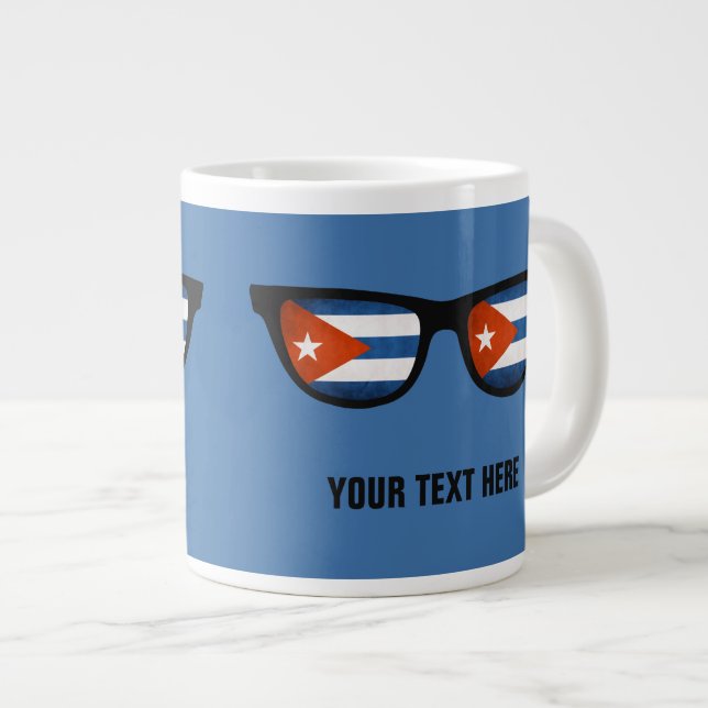 Taza De Café Gigante Muertes personalizados de Cuban Shades (Derecha)