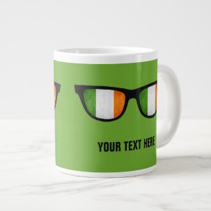Taza De Café Gigante Muertes personalizados de Irish Shades