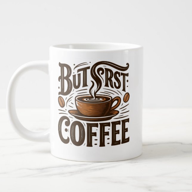 Taza De Café Gigante Mug (Izquierda)