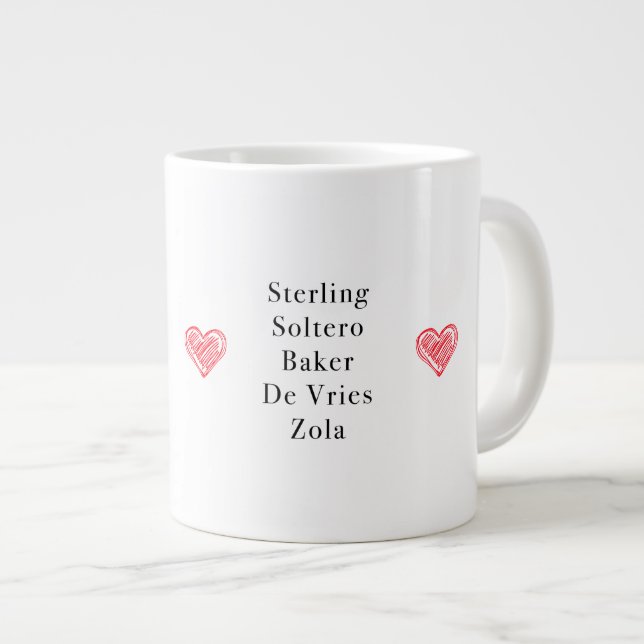 Taza De Café Gigante Mug. amigo del libro (Derecha)