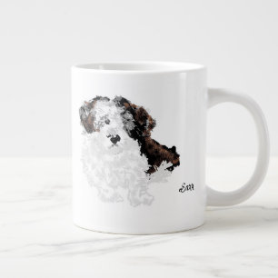 Taza De Café Gigante Mug: Cachorros Shih Tzu