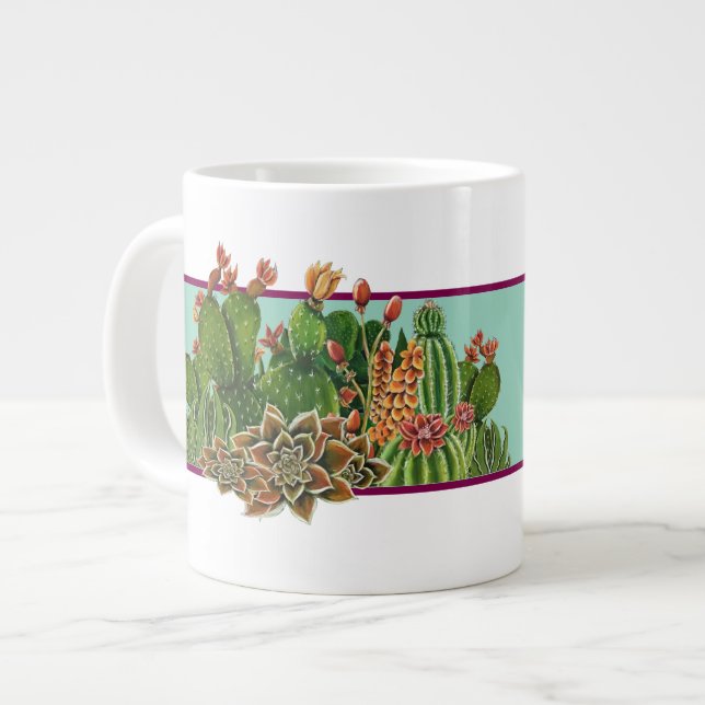 Taza De Café Gigante Mug Cacti Specialty (Izquierda)