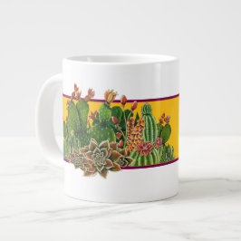 Taza De Café Gigante Mug Cacti Specialty