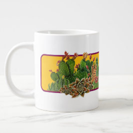 Taza De Café Gigante Mug Cacti Specialty