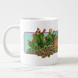 Taza De Café Gigante Mug Cacti Specialty